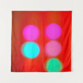 Farbe Abstrakt Unscharfe rote Hintergrundfarbe Leu Wandteppich (Vorderseite (Horizontal))