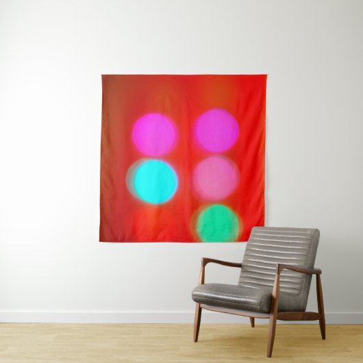 Farbe Abstrakt Unscharfe rote Hintergrundfarbe Leu Wandteppich (Beispiel (Horizontal))