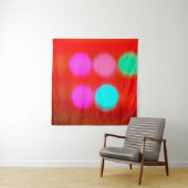 Farbe Abstrakt Unscharfe rote Hintergrundfarbe Leu Wandteppich (Beispiel)