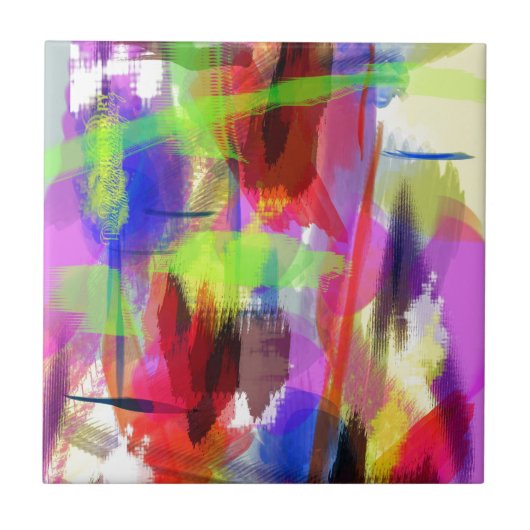 Farbe abstraktes (8) fliese (Vorderseite)