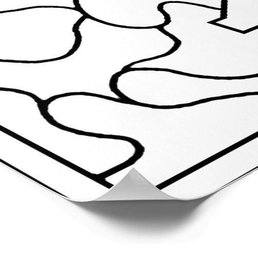 Farbe! Alphabet Poster (Ecke)