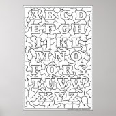 Farbe! Alphabet Poster (Vorne)