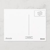 Farbe am Berg Postkarte (Rückseite)