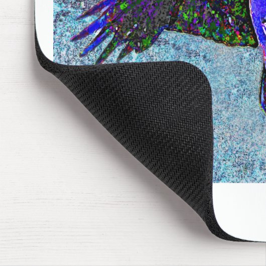 Farbe am Blau Mousepad (Ecke)