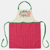Farbe Ändern Sie den Text DIY Weihnachtskekse Weih Schürze (Vorderseite)
