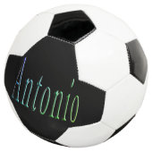 Farbe: Antonio Name, Soccerball Fußball (Dreiviertel)