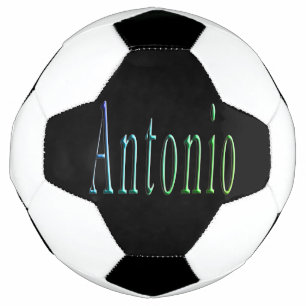 Farbe: Antonio Name, Soccerball Fußball