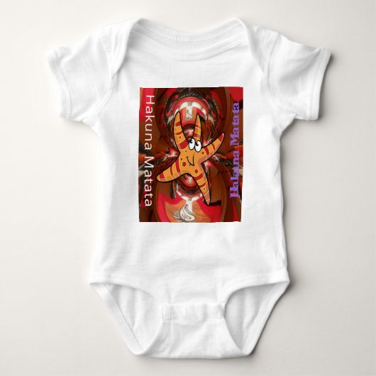 Farbe auf dem Laufband Baby Strampler (Vorderseite)