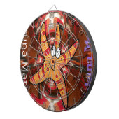 Farbe auf dem Laufband Dartscheibe (Vorderseite rechts)