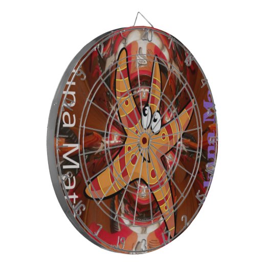 Farbe auf dem Laufband Dartscheibe (Vorderseite Links)