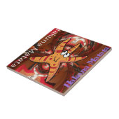 Farbe auf dem Laufband Fliese (Seite)