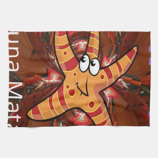 Farbe auf dem Laufband Geschirrtuch (Horizontal)