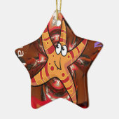 Farbe auf dem Laufband Keramikornament (Links)