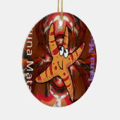 Farbe auf dem Laufband Keramikornament (Rechts)