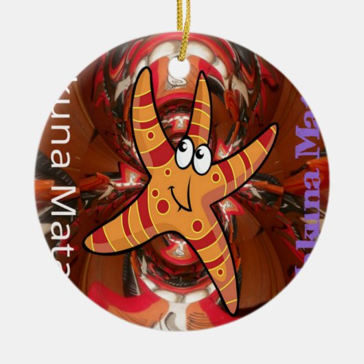 Farbe auf dem Laufband Keramikornament (Vorne)