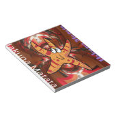 Farbe auf dem Laufband Notizblock (angewinkelt)