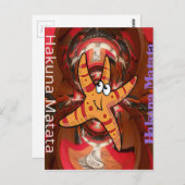 Farbe auf dem Laufband Postkarte (Vorne/Hinten)