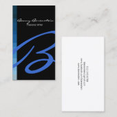 Farbe auf der blauen Visitenkarte der Seite (Vorne/Hinten)