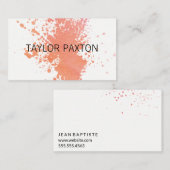 Farbe ausdrucksstark visitenkarte (Vorne/Hinten)