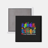 Farbe außerhalb der Linien Autismus-Bewusstsein 1  Magnet (Vorderseite/Rückseite)