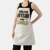 Farbe außerhalb der Schürze für Erwachsene (InSitu)