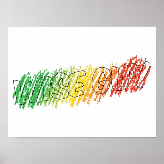 Farbe außerhalb des Zeilenplakats Poster (Vorne)