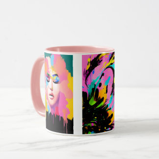 Farbe außerhalb Ihrer Grenzen Tasse