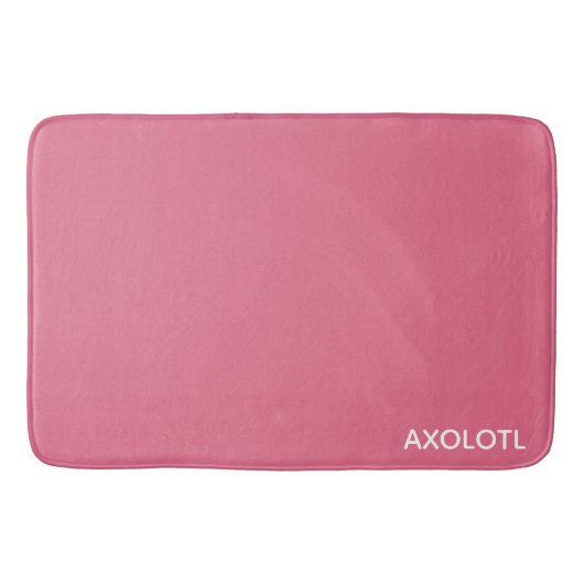 Farbe Axolotl pink Badematte (Vorderseite)