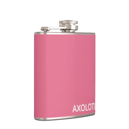 Farbe Axolotl pink Flachmann (Rechts)