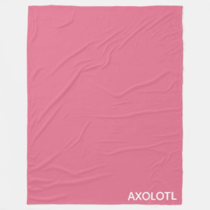 Farbe Axolotl pink Fleecedecke