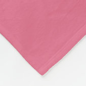 Farbe Axolotl pink Fleecedecke (Ecke)