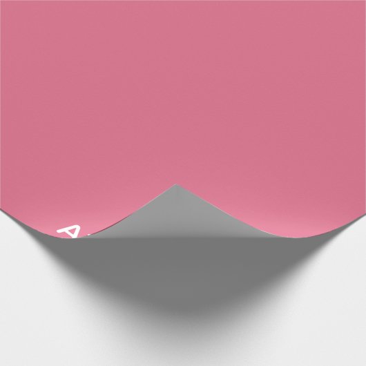 Farbe Axolotl pink Geschenkpapier (Ecke)