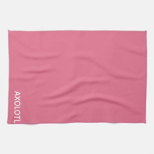 Farbe Axolotl pink Geschirrtuch (Horizontal)