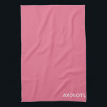 Farbe Axolotl pink Geschirrtuch<br><div class="desc">Farbe Axolotl pink</div>