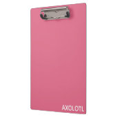 Farbe Axolotl pink Klemmbrett (Links)