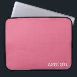Farbe Axolotl pink Laptopschutzhülle<br><div class="desc">Farbe Axolotl pink</div>