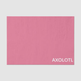 Farbe Axolotl pink Seidenpapier
