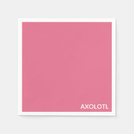 Farbe Axolotl pink Serviette
