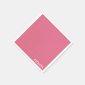 Farbe Axolotl pink Serviette (Ecke)