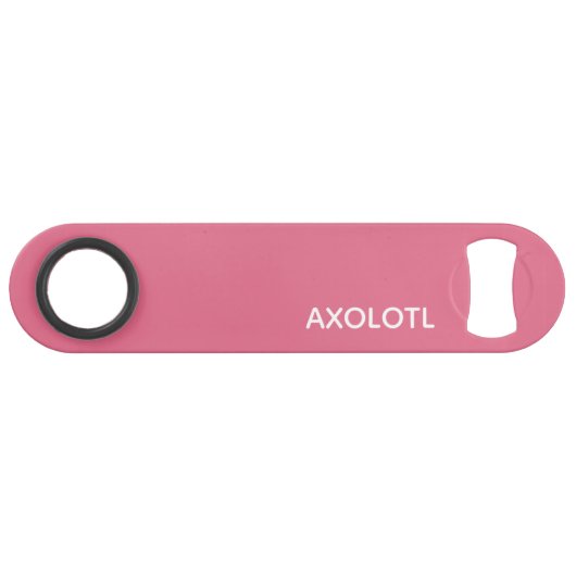 Farbe Axolotl pink Speed Flaschenöffner (Vorderseite (Horizontal))