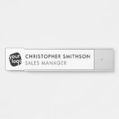 Farbe bearbeiten und ändern des Logoplatzes hinzuf Türschild (Vorderseite )