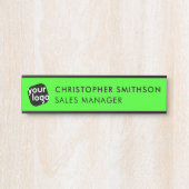 Farbe bearbeiten und ändern des Logoplatzes hinzuf Türschild (Vorderseite )