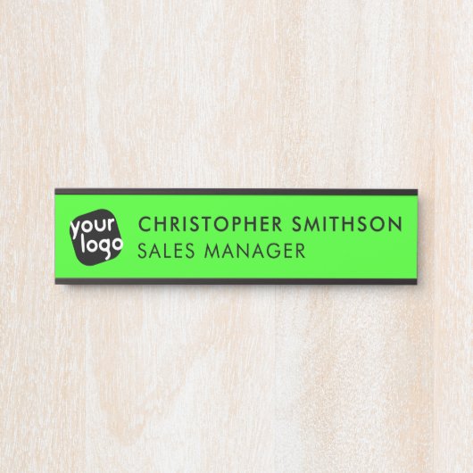 Farbe bearbeiten und ändern des Logoplatzes hinzuf Türschild (Vorderseite )