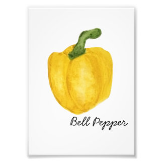 Farbe Bell Pepper Print Fotodruck