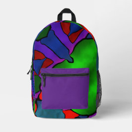 Farbe bereits vorhanden bedruckter rucksack