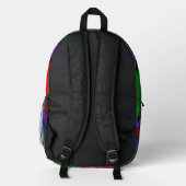 Farbe bereits vorhanden bedruckter rucksack (Rückseite)