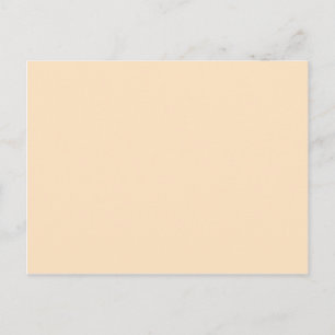 Farbe Bisque Postkarte