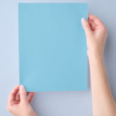 Farbe Blau Flyer (Hand)