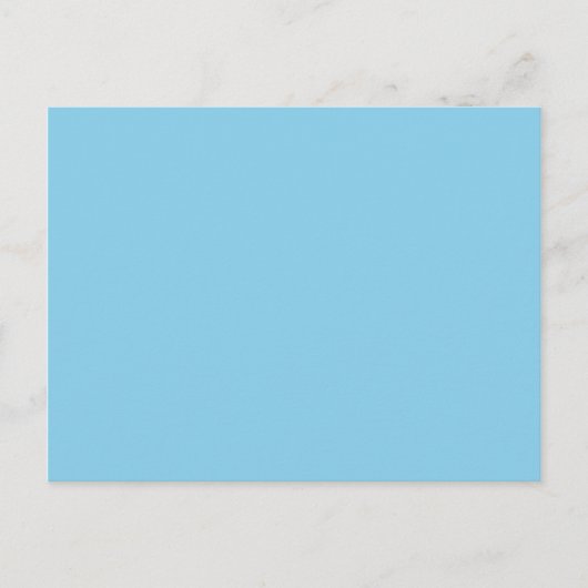 Farbe Blau Postkarte (Vorderseite)