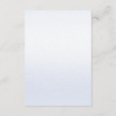 Farbe Blau Rosa Blütendetails Begleitkarte (Rückseite)